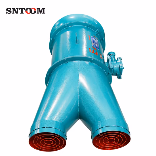 Prese d'aria doppie stile gamba dei pantaloni Jbt 380V/660/680V 1.1/2.2/5.5/11/18.5/22/30 Kw Ventilatori a flusso assiale verticale marino industriale